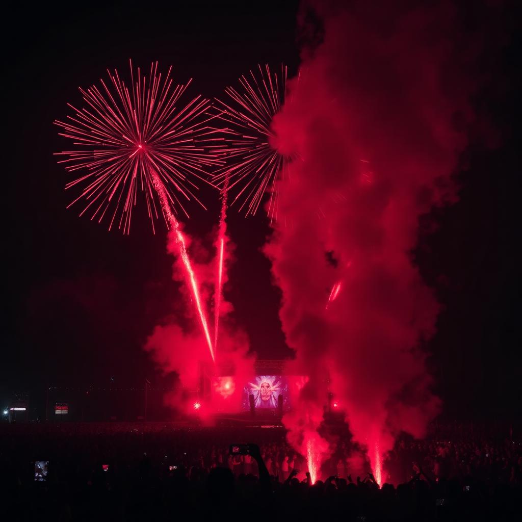 Pyrotechnika nad davem
