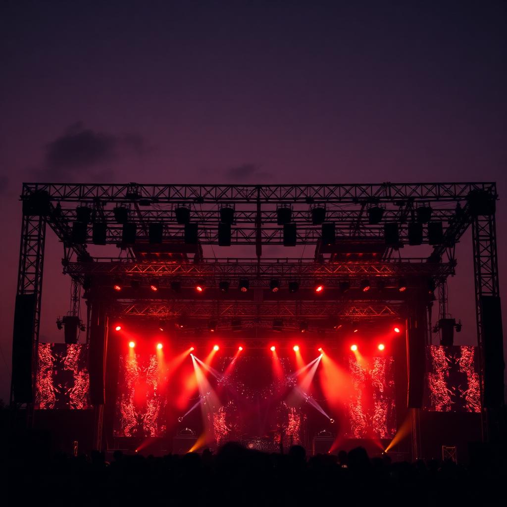 Konstrukce stage a rigging
